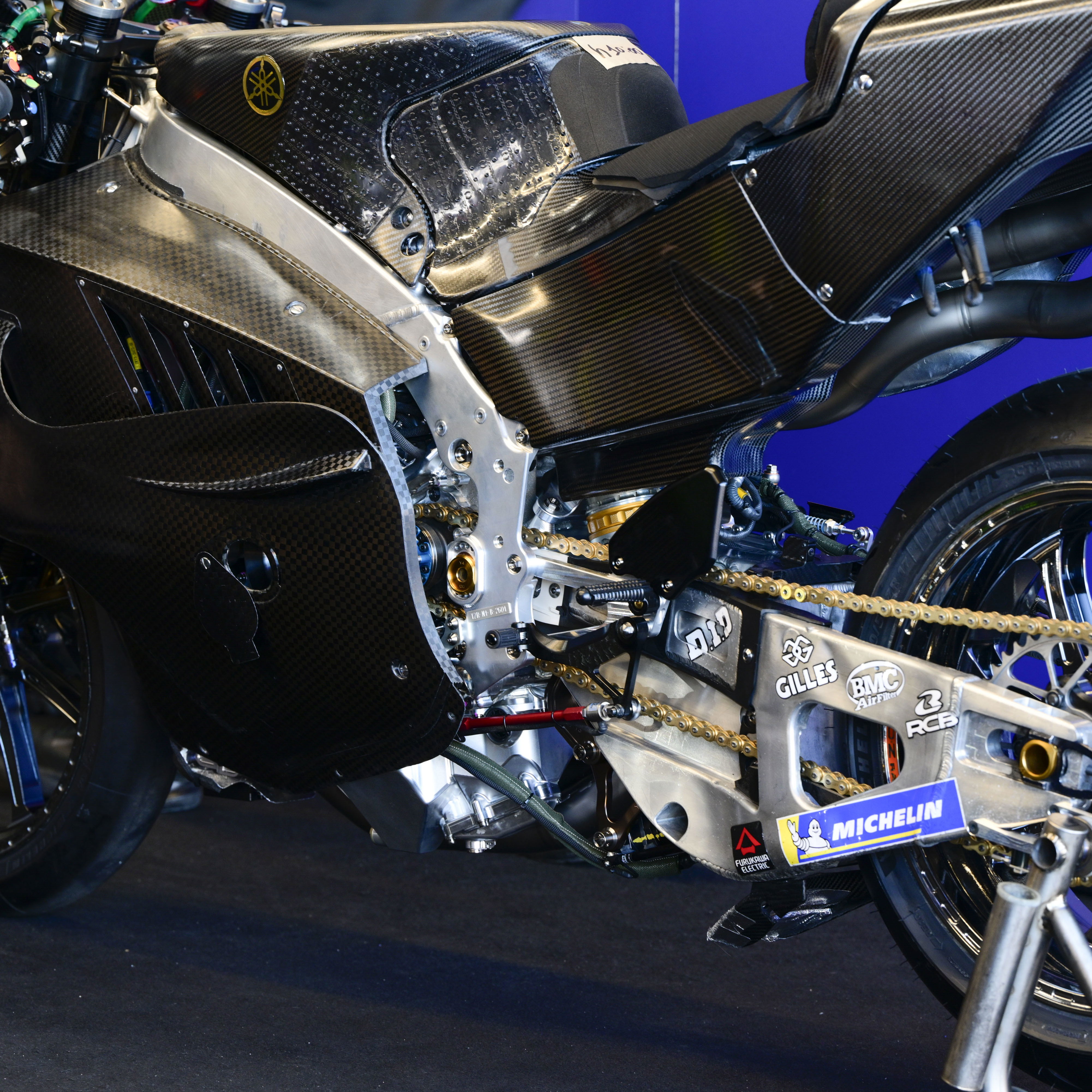 Yamaha V4 MotoGP bike. Photo credit - Gold and Goose