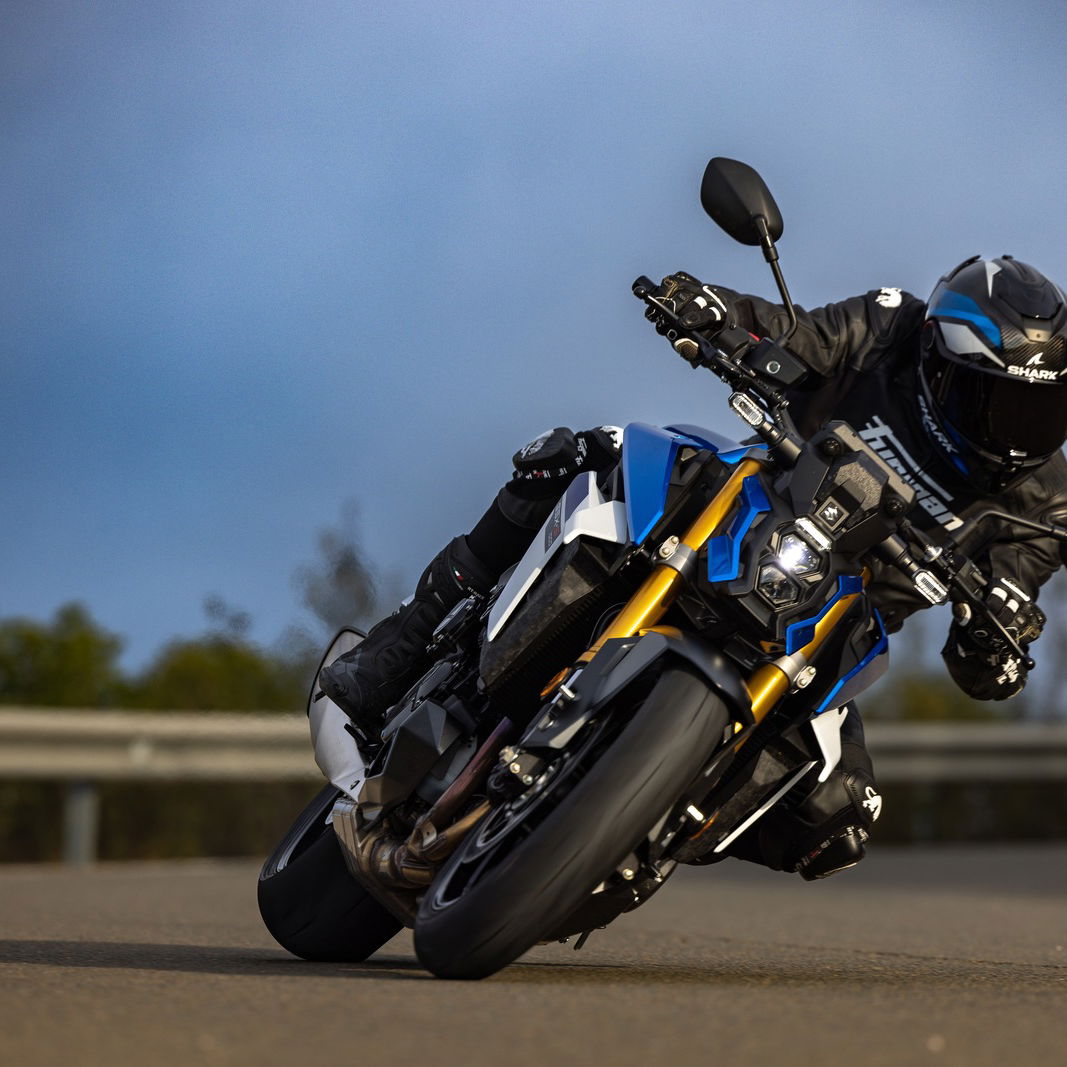 Suzuki GSX-S1000 on the road