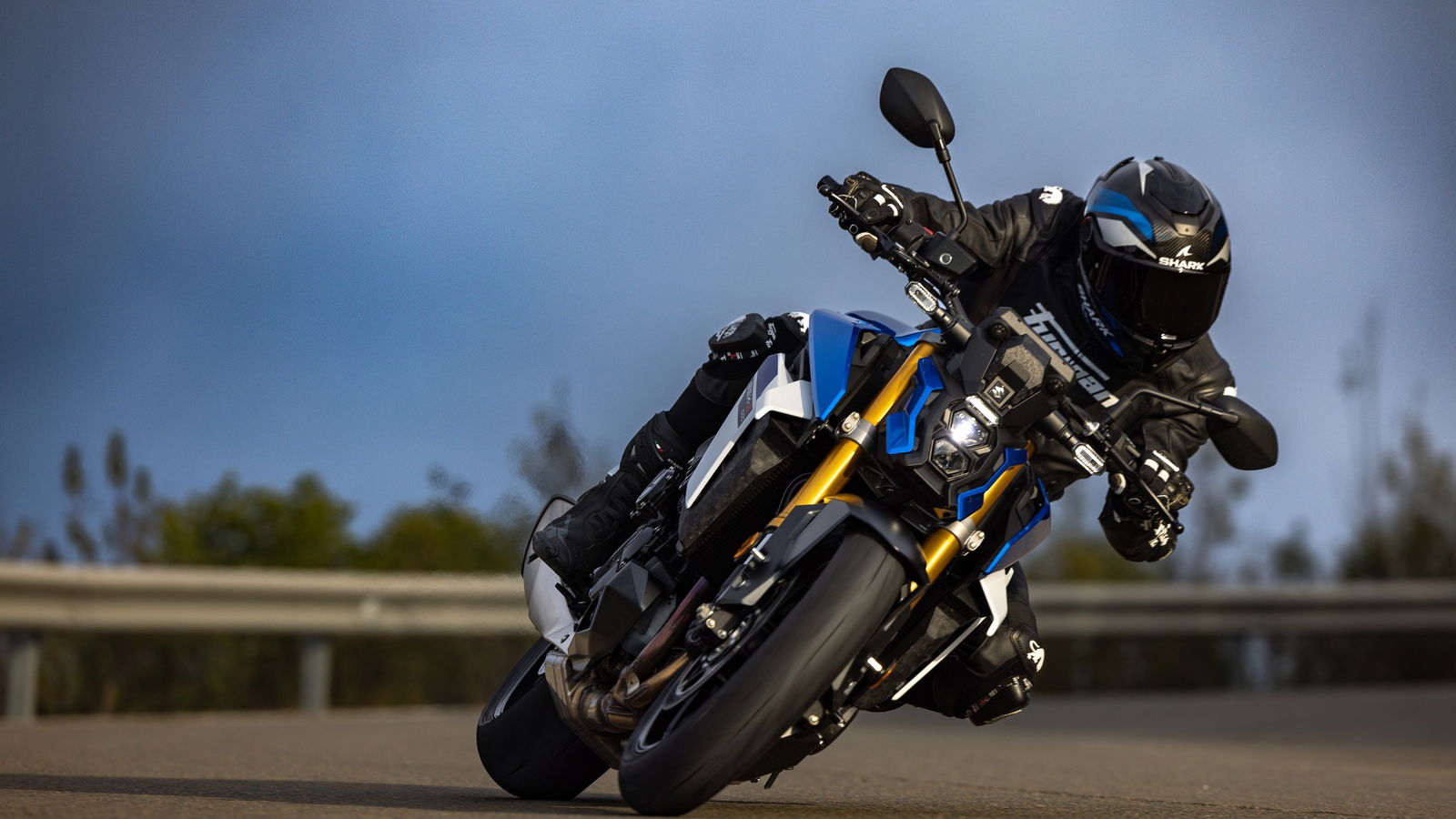 Suzuki GSX-S1000 on the road