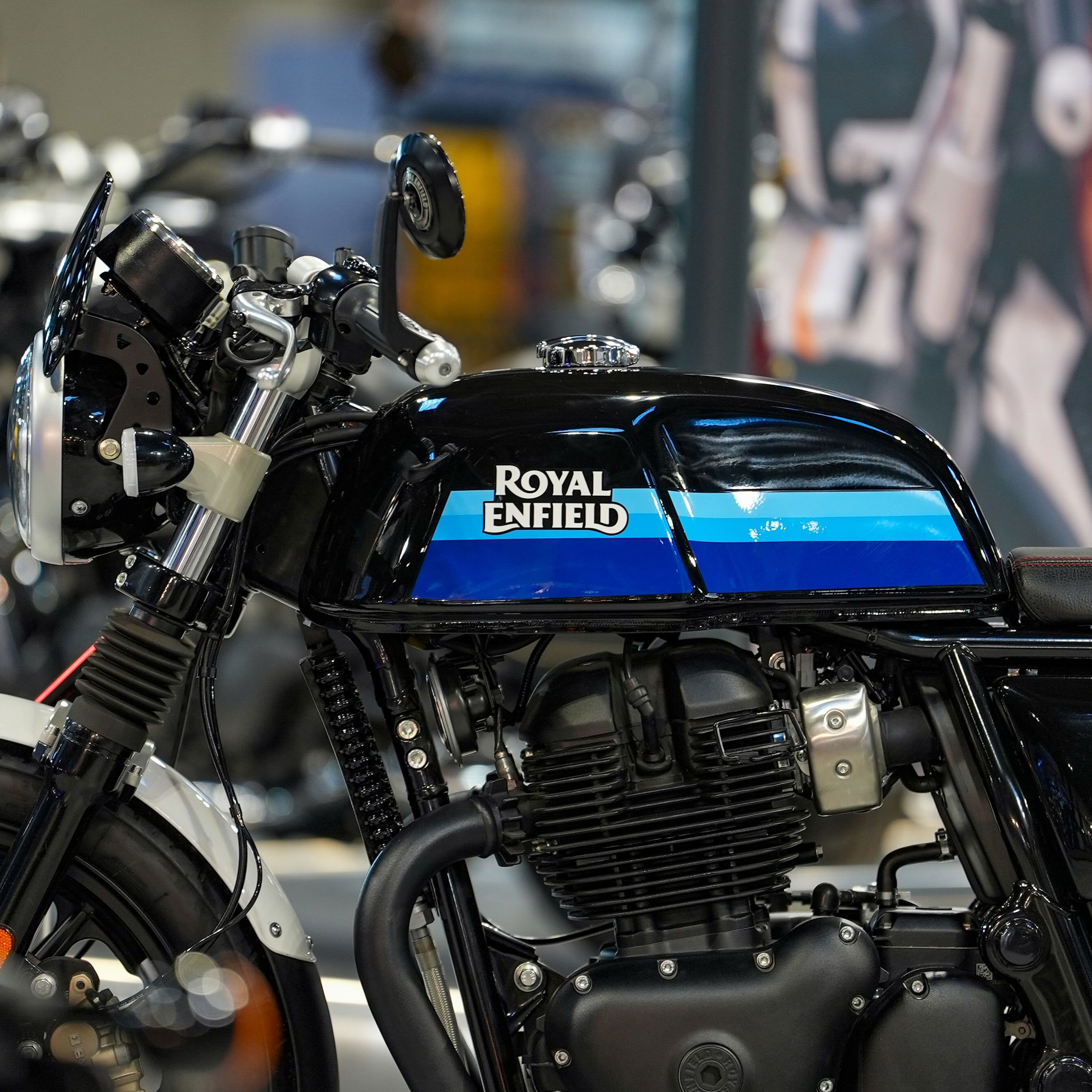Royal Enfield motorcycle at MCL25