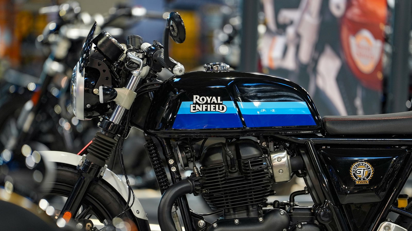 Royal Enfield motorcycle at MCL25