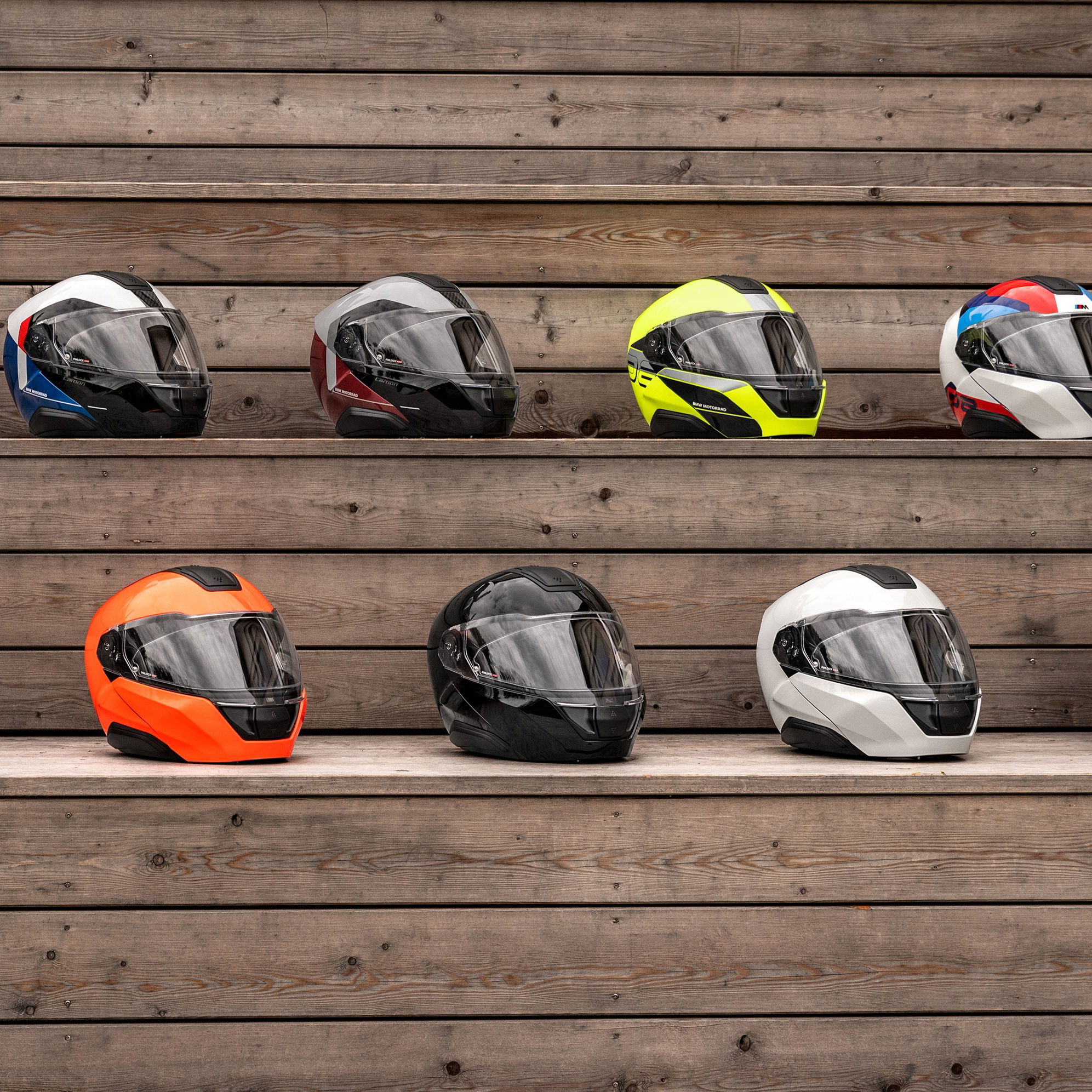 BMW System 8 Carbon helmets