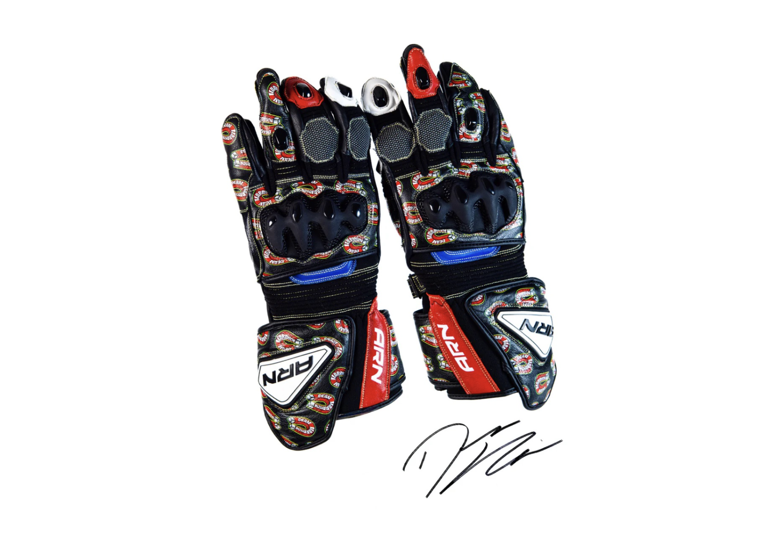 Dean Harrison race used gloves
