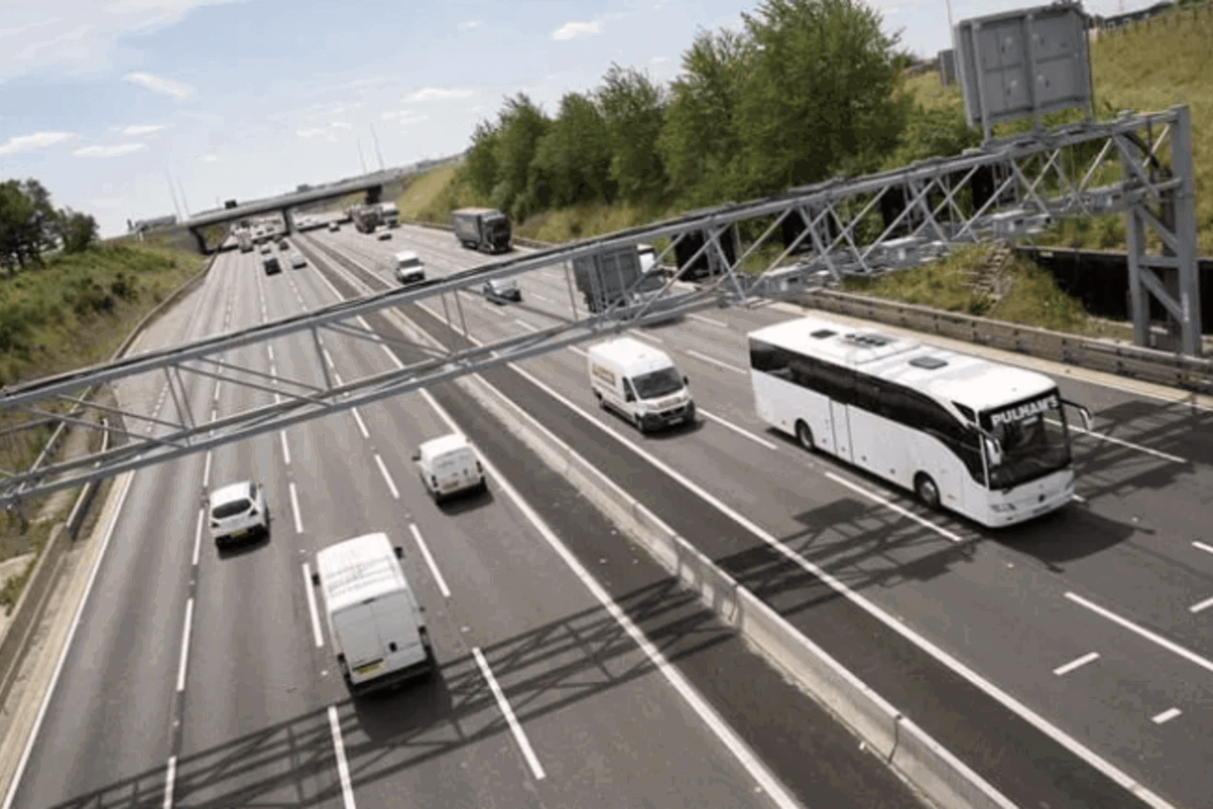 Smart motorway roads