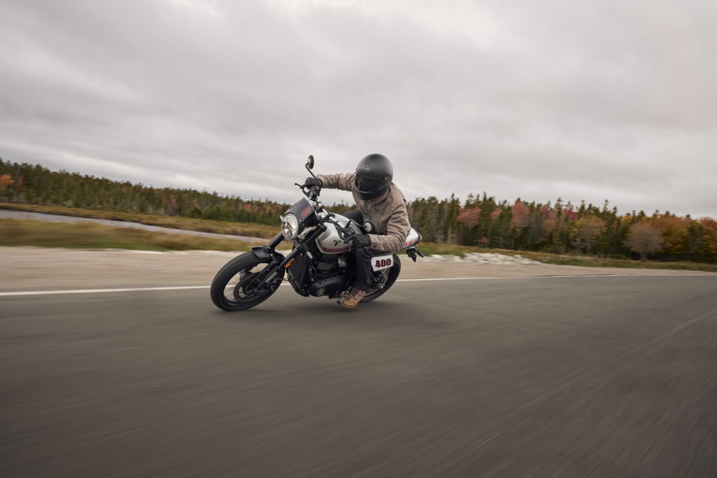 The Triumph Tracker 400 - detail