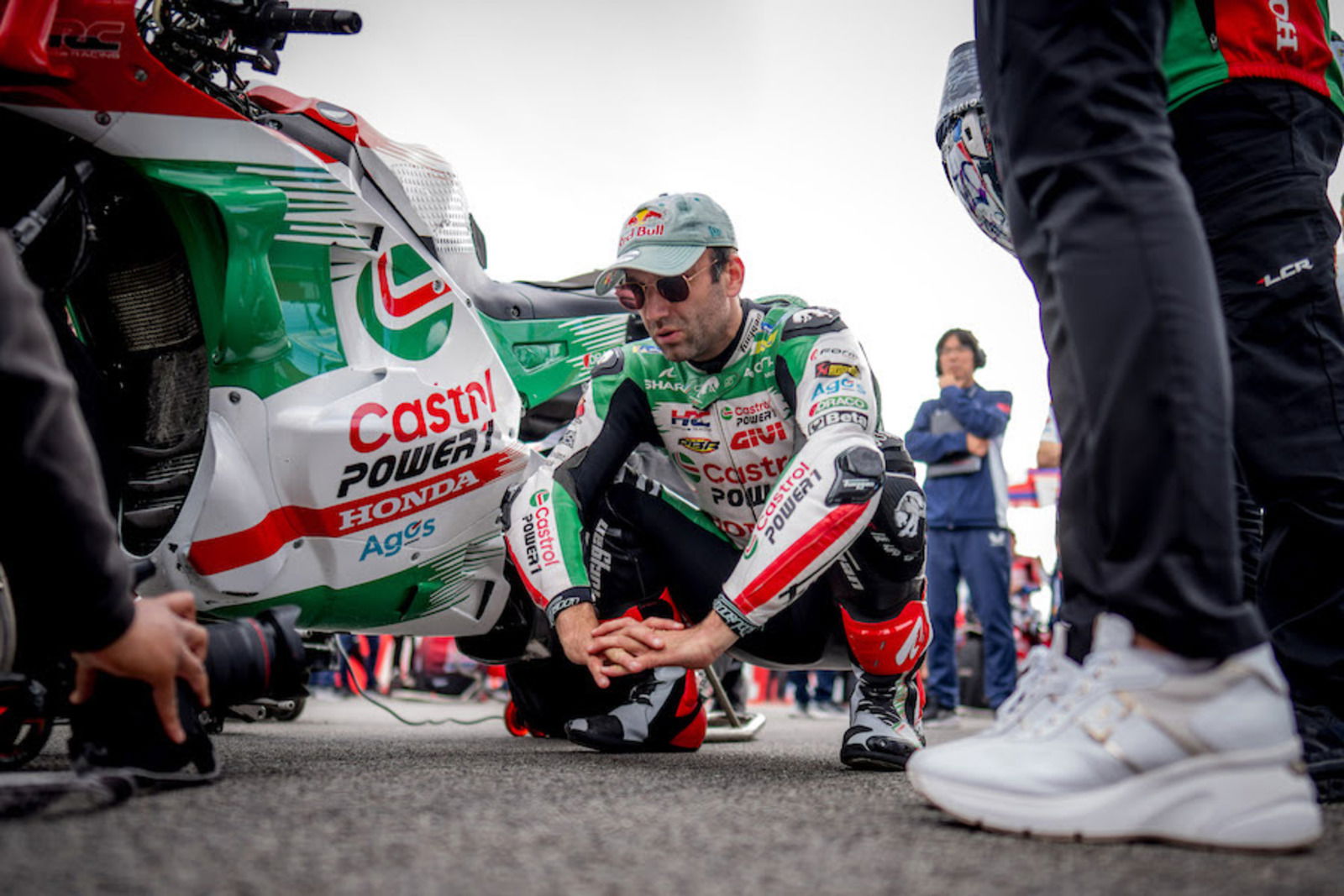 Johann Zarco before a MotoGP race