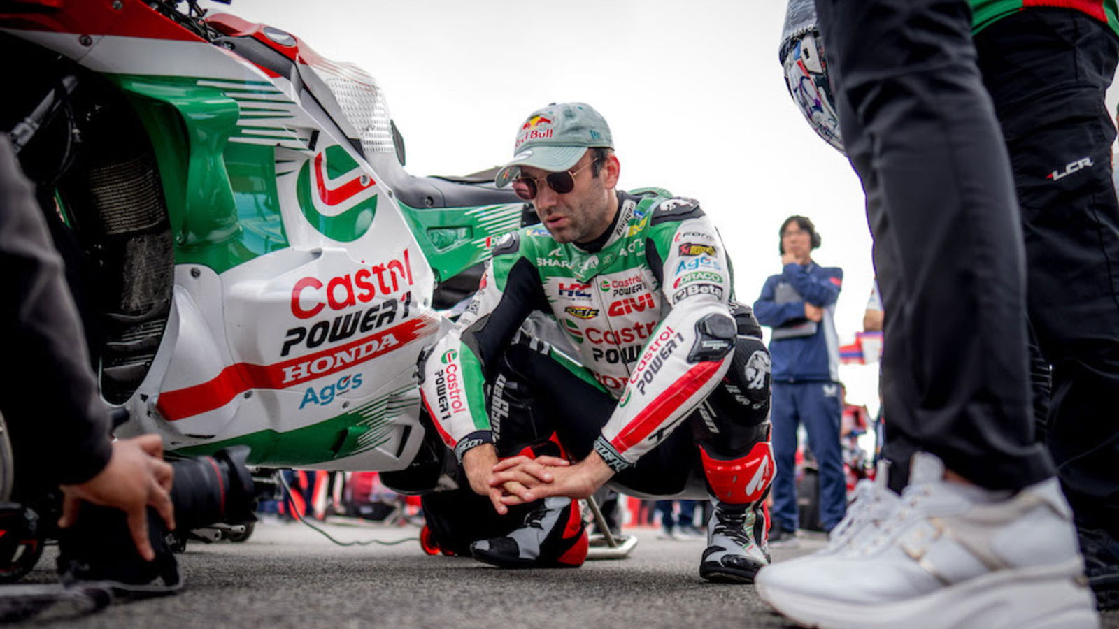 Johann Zarco before a MotoGP race