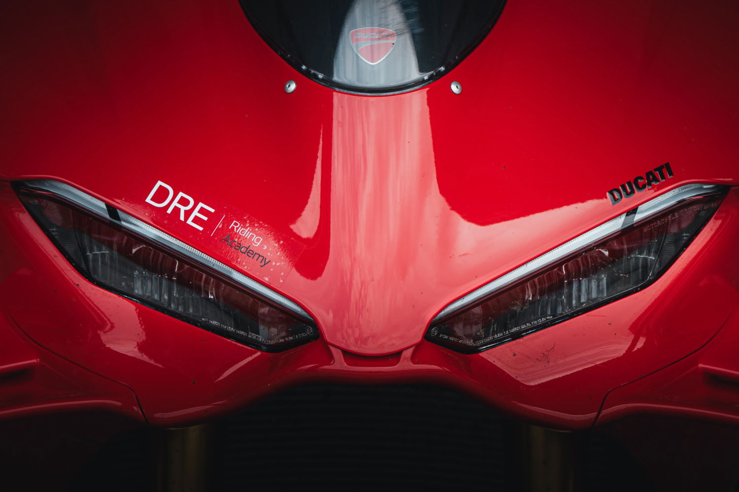 Front fairing of a Ducati