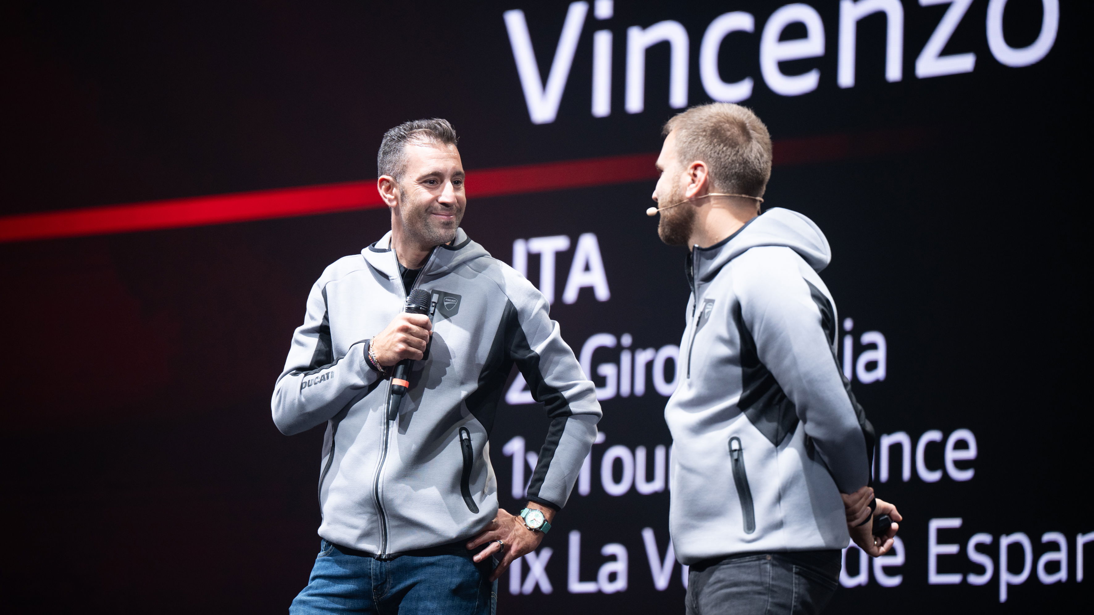 Vincenzo Nibali on stage