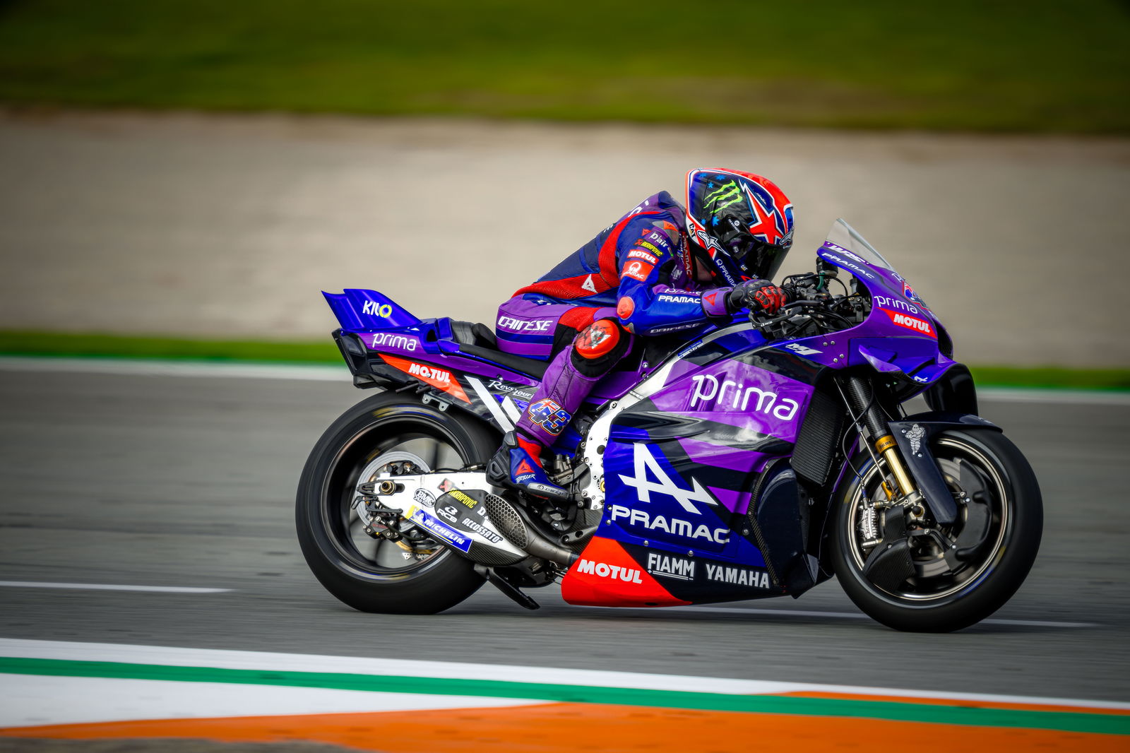 Jack Miller riding a Yamaha M1 in 2025