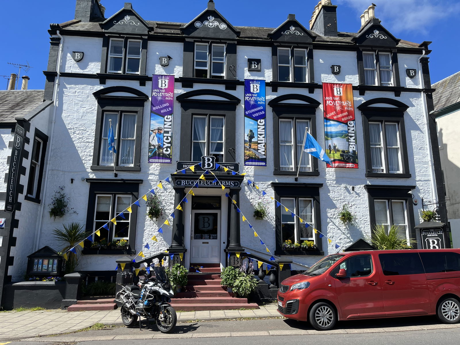 The Buccleuch Arms biker hotel in Moffat is up for sale