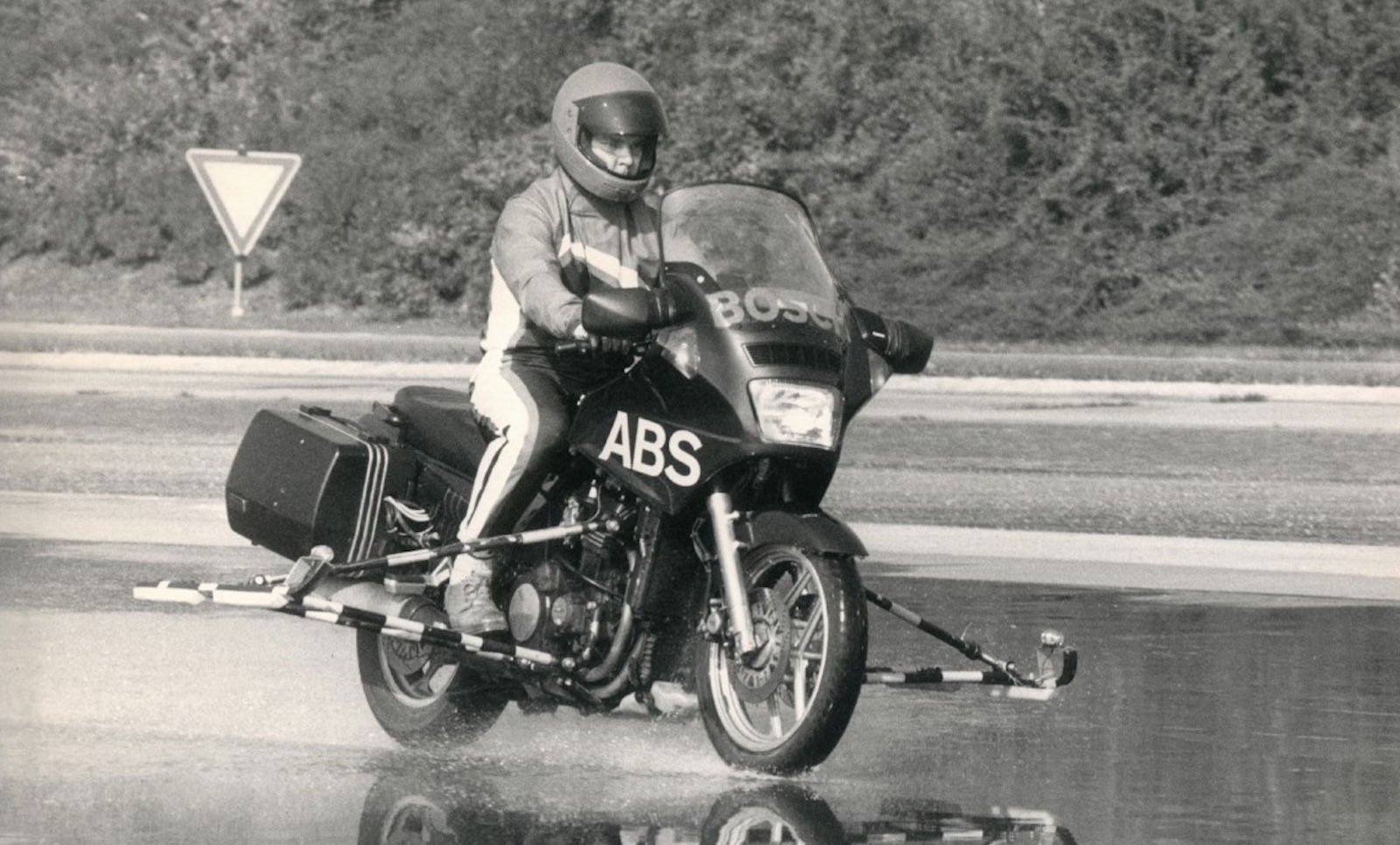 A Kawasaki testing Bosch ABS
