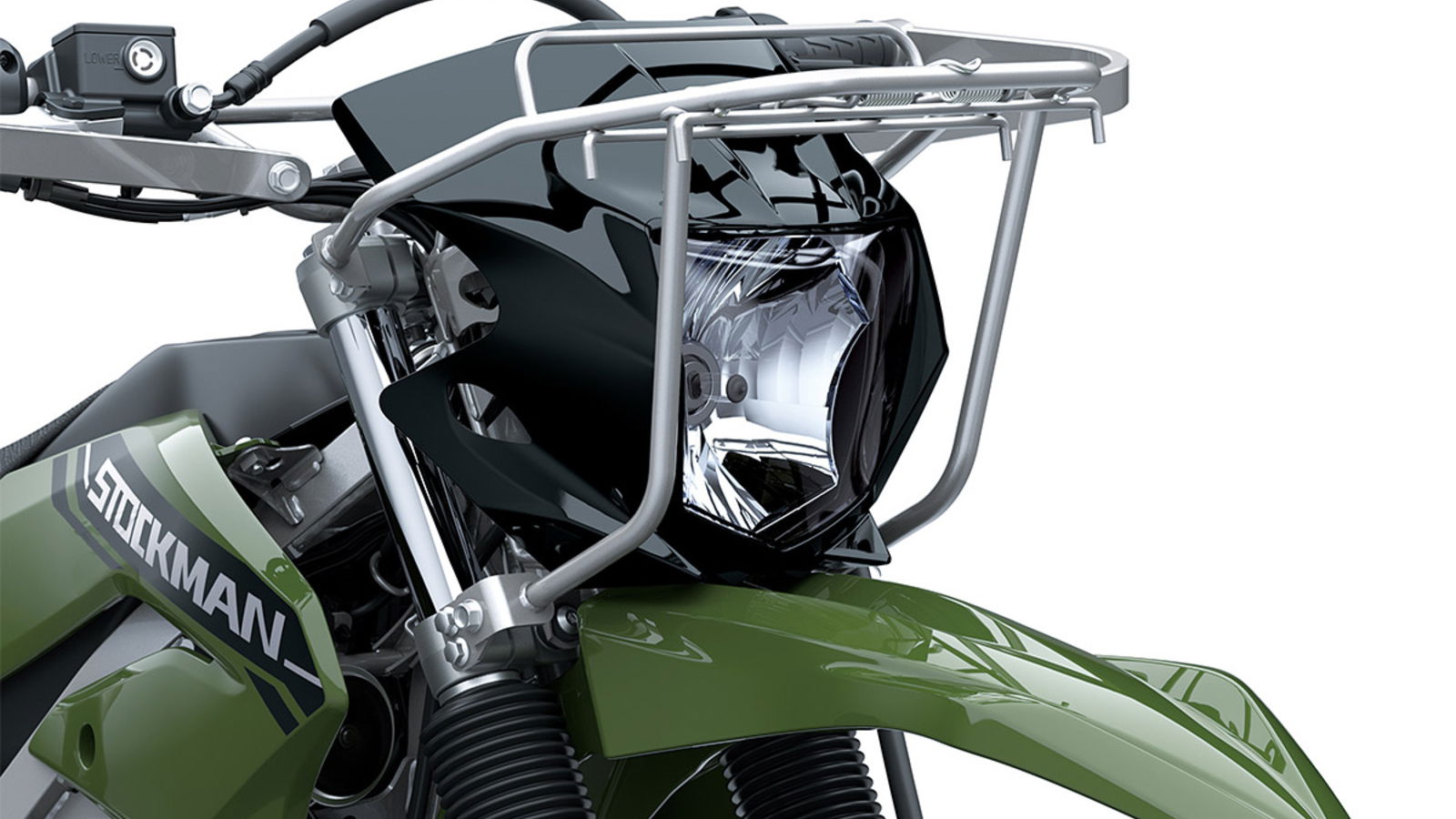 Front of the new Kawasaki Stockman