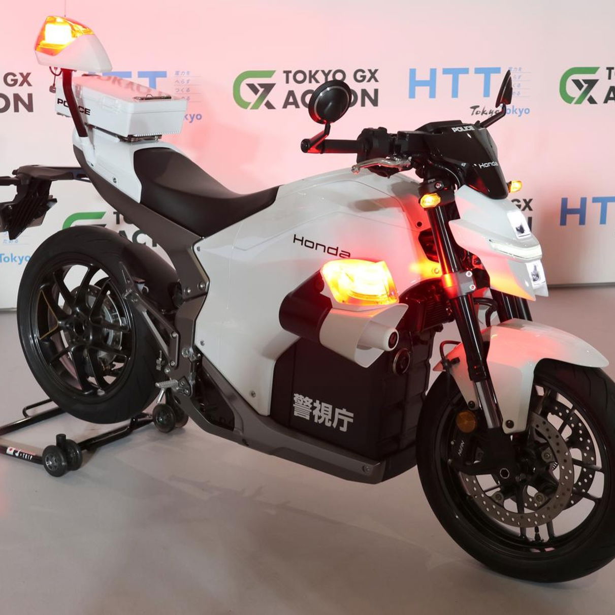 White Honda WN7 for the police