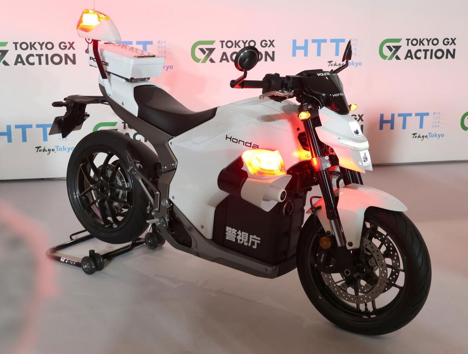 White Honda WN7 for the police