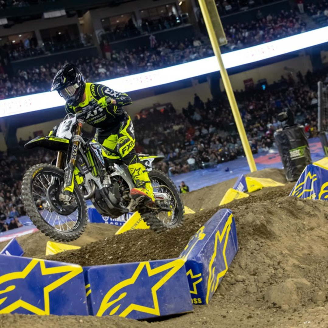 Austin Forkner, 2026 Anaheim 1 AMA Supercross. Credit: Gold and Goose.