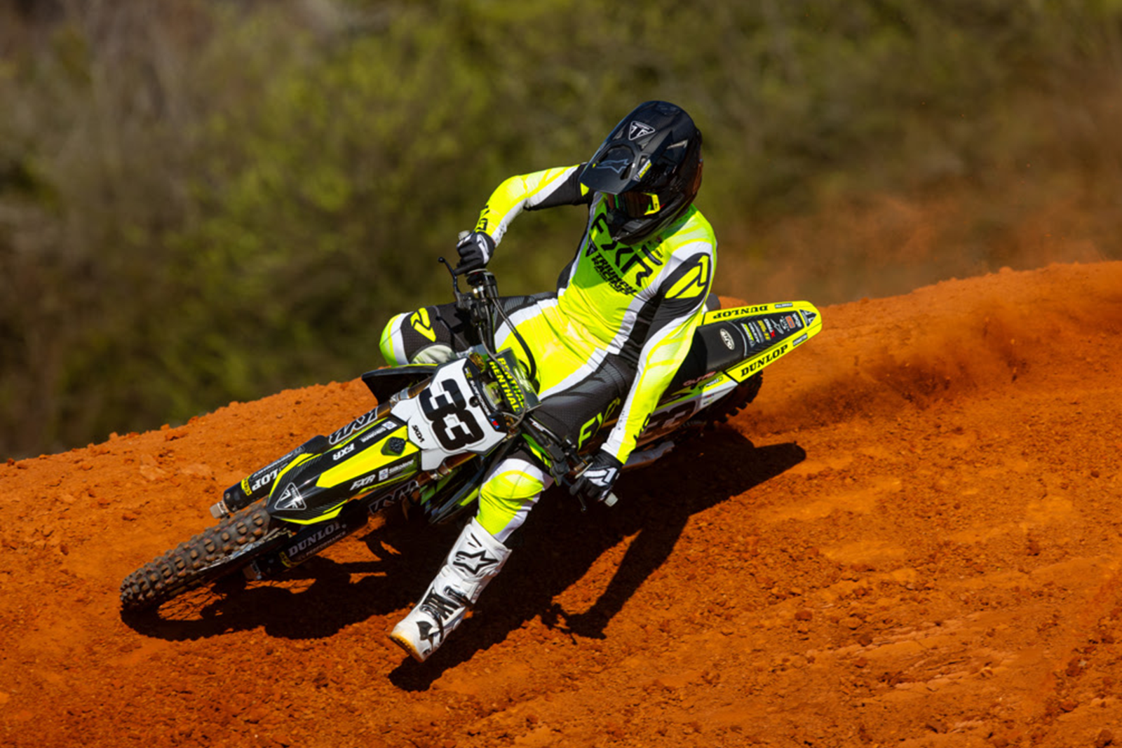 Austin Forkner on Triumph TF 450-X. Credit: Triumph.