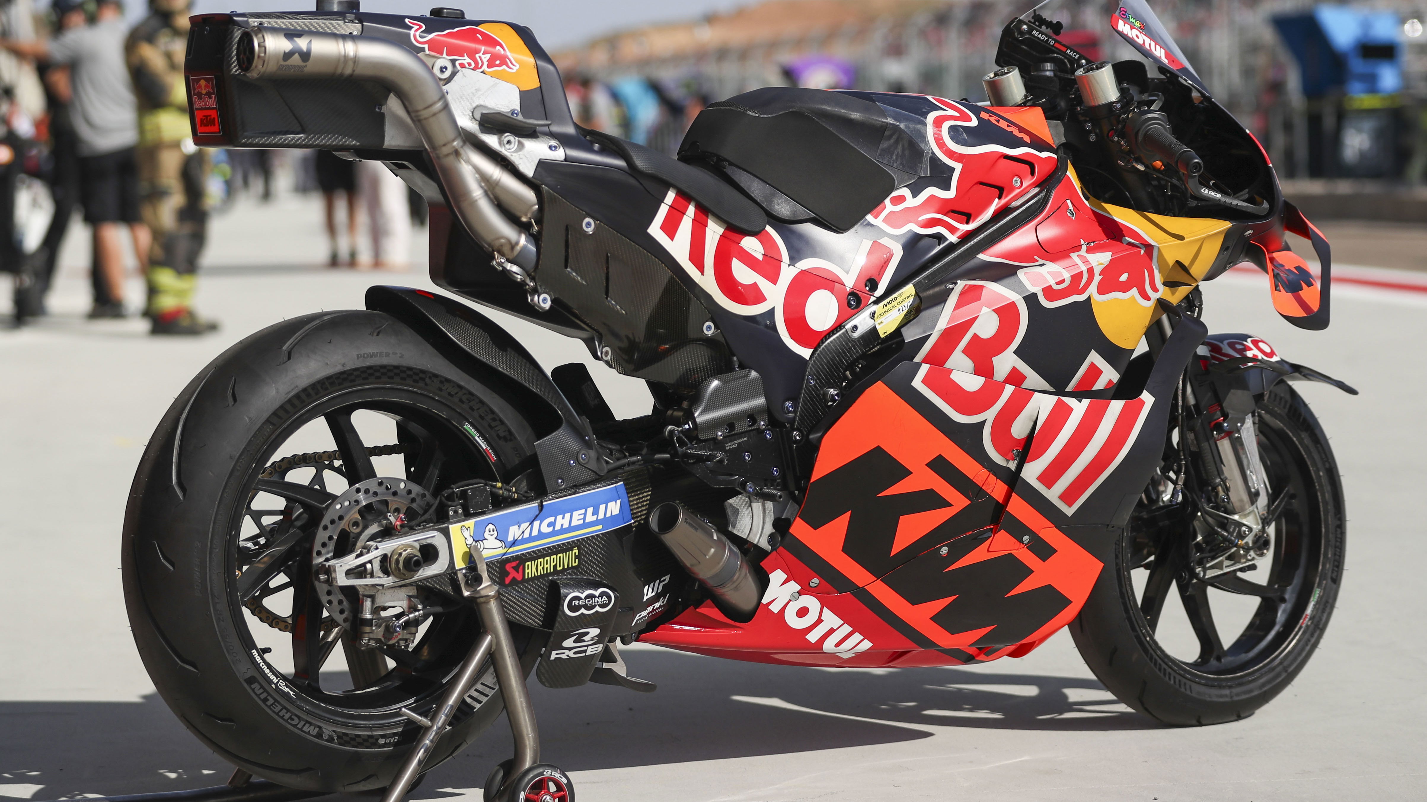 KTM Red Bull MotoGP bike