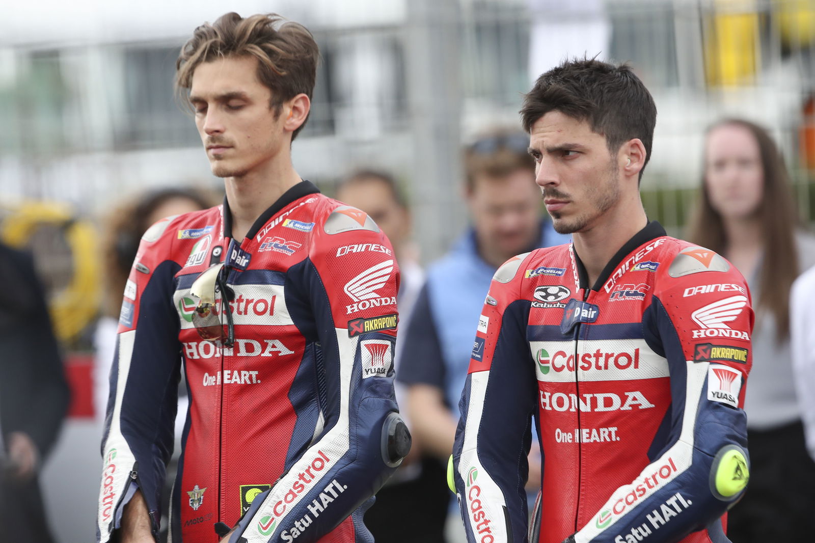 Honda riders Joan Mir and Luca Marini