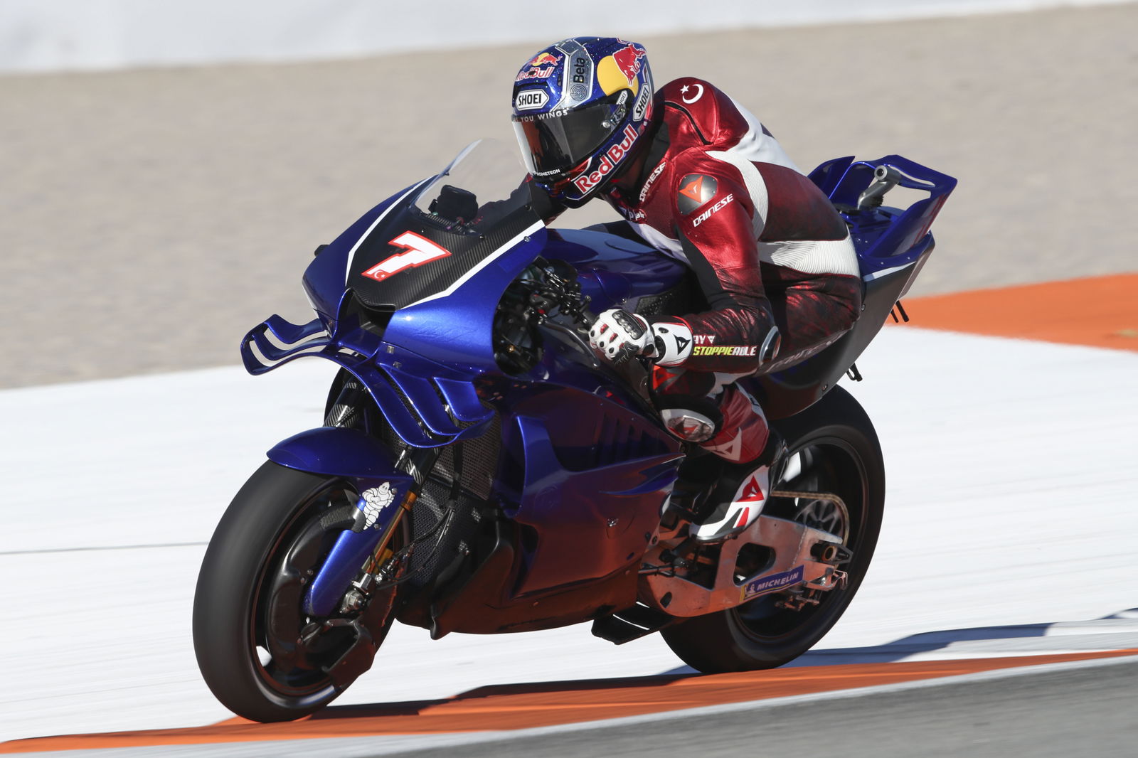 Toprak Razgatlioglu, 2025 MotoGP Valencia test. Credit: Gold and Goose.
