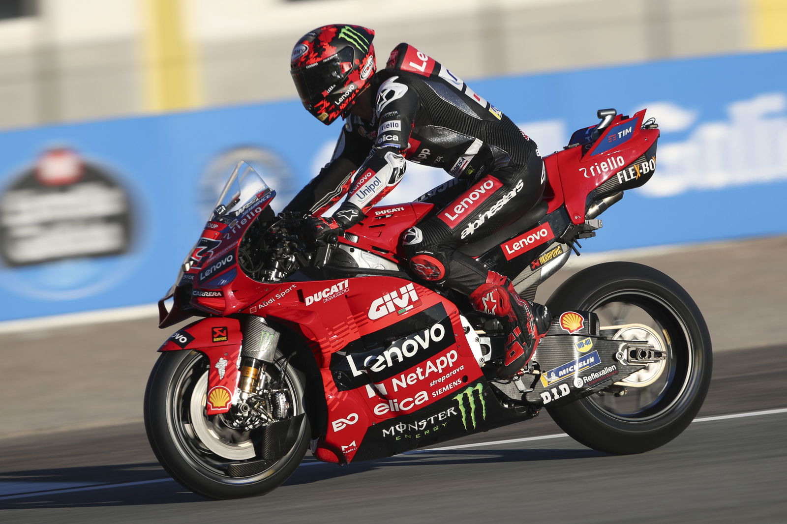 Francesco Bagnaia, 2025 MotoGP Valencia test. Credit: Gold and Goose.