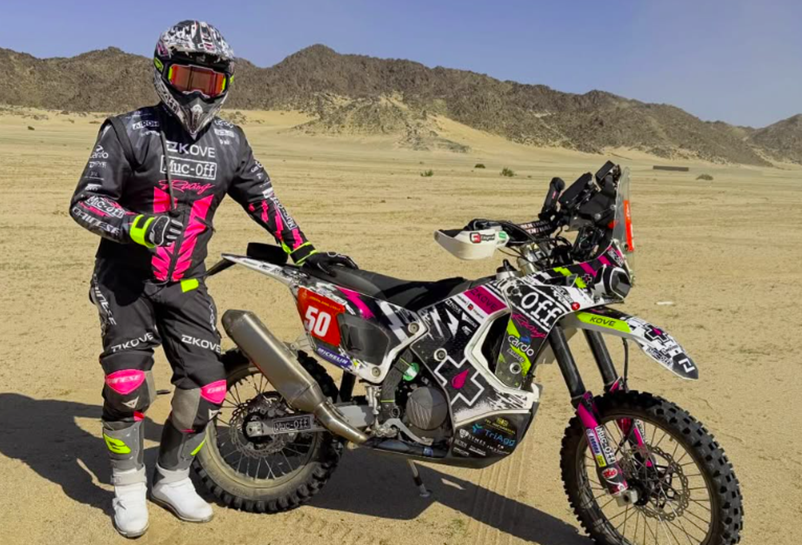 James Hillier at the 2026 Dakar Rally. Credit: Instagram/James Hillier.