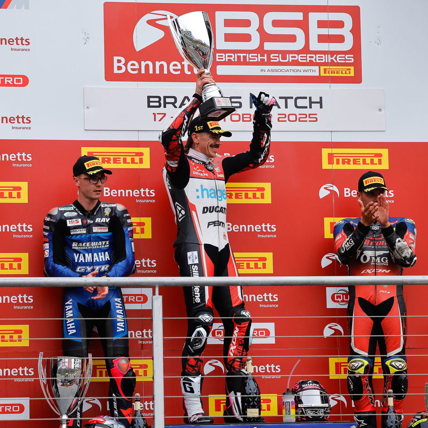 2025 Brands Hatch (2) BSB podium. Credit: Ian Hopgood Photography.