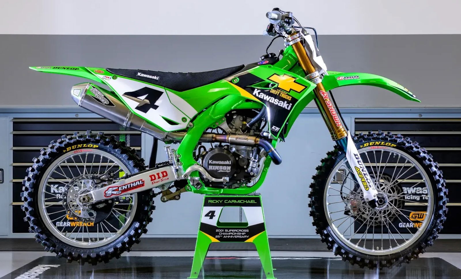 Kawasaki KX450SR Ricky Carmichael tribute