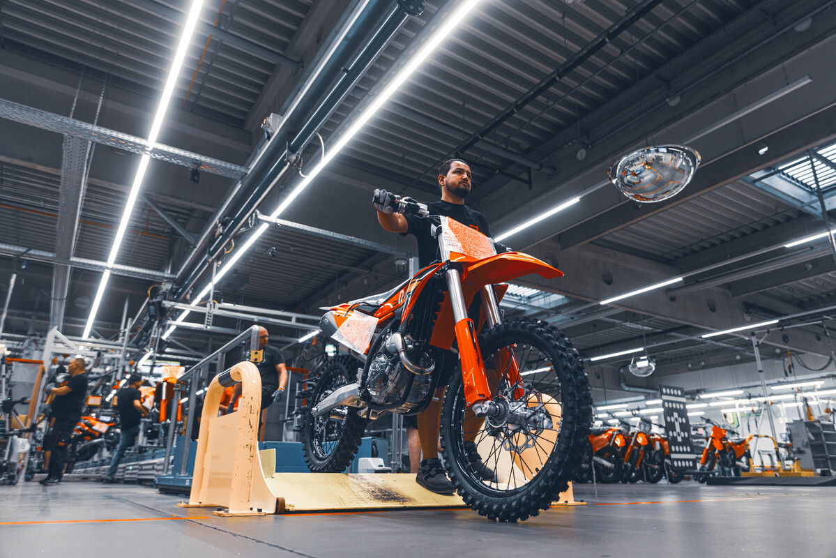 Inside KTM's factory