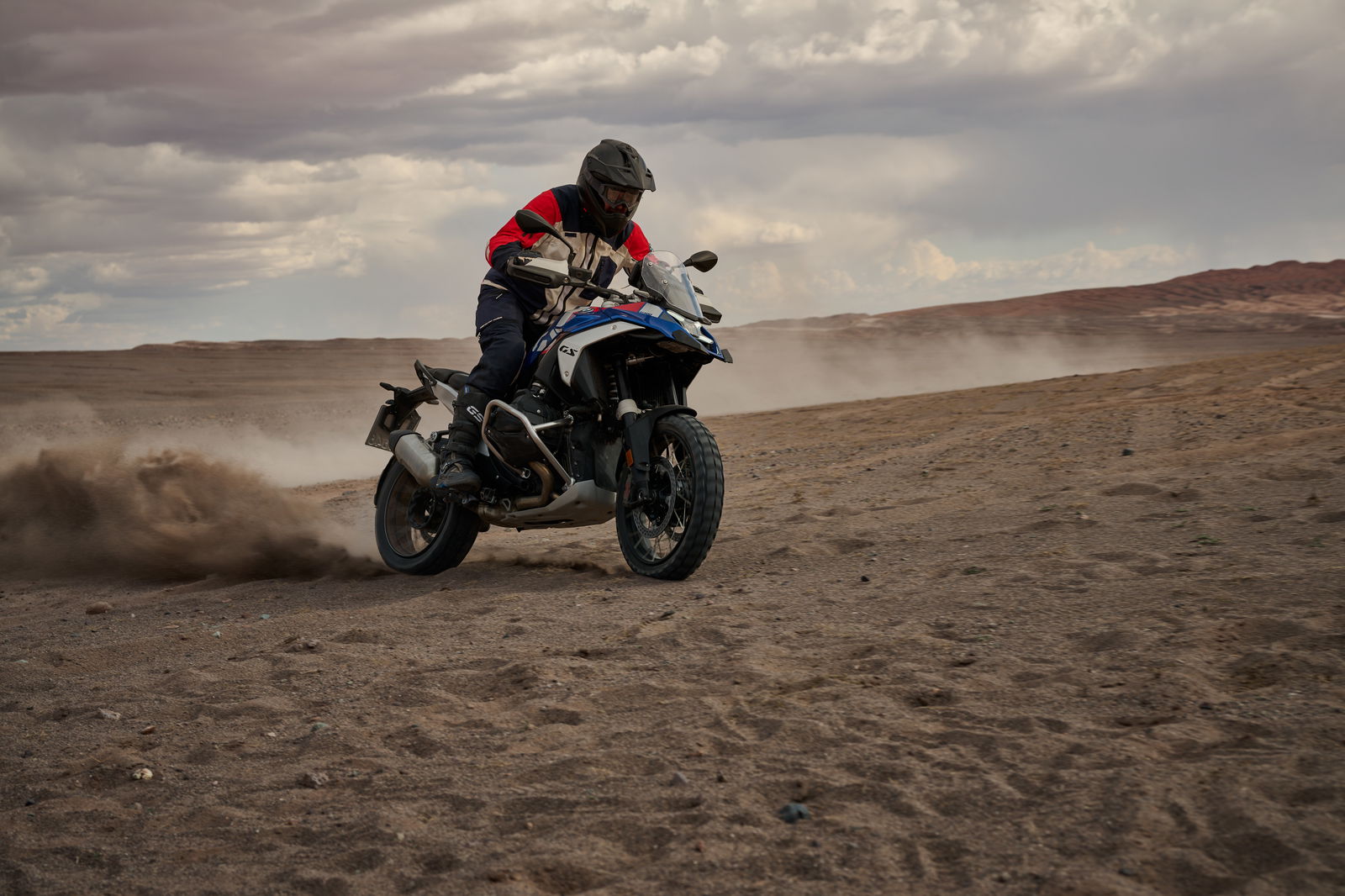 BMW motorcycle riding off-road