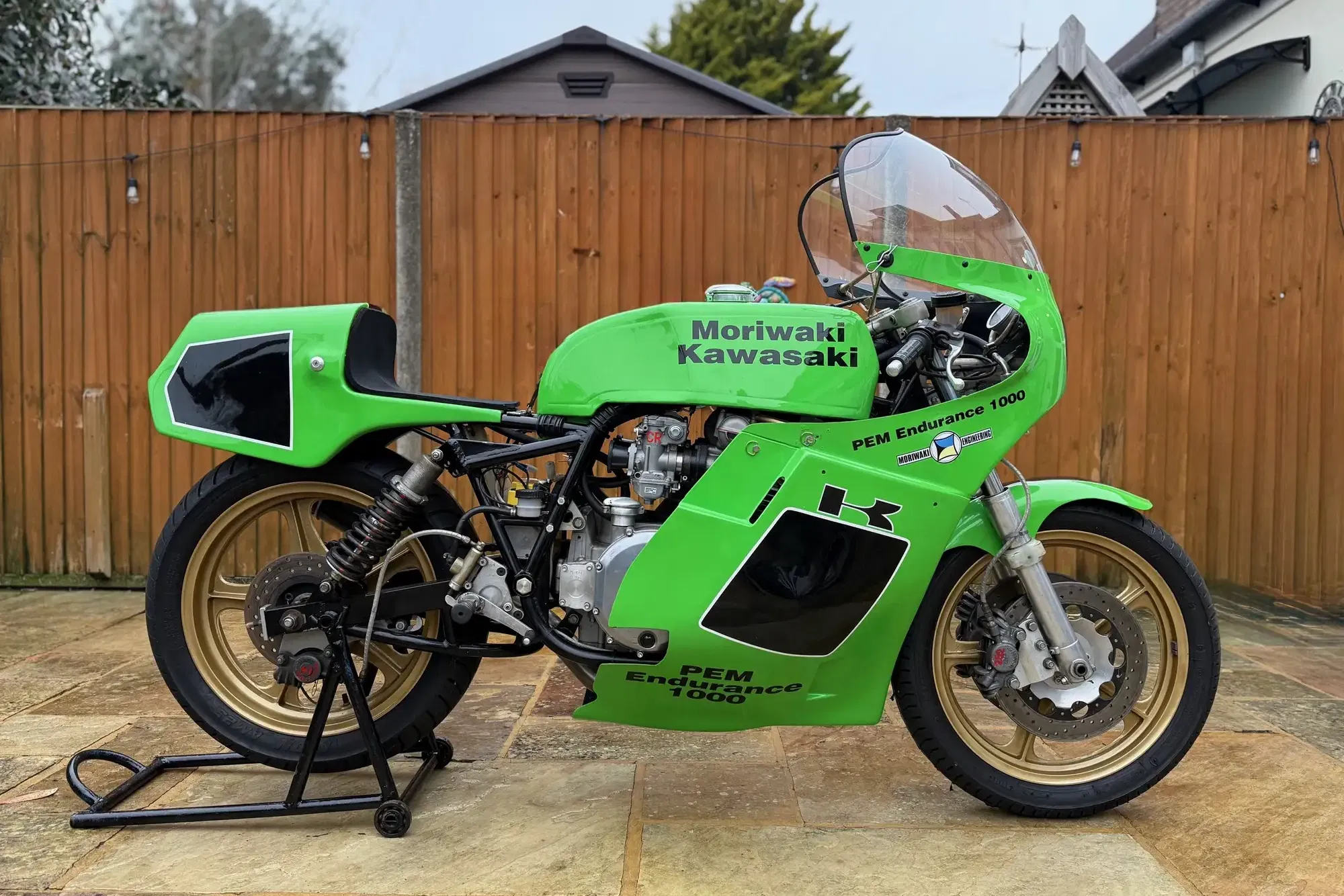 1977 PEM Kawasaki Endurance bike. Photo credit - Iconic Auctioneers
