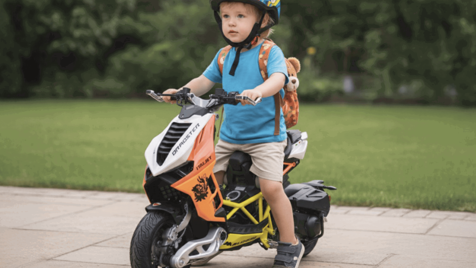 Kids Italjet Dragster scooter. Photo credit - Italjet Thailand