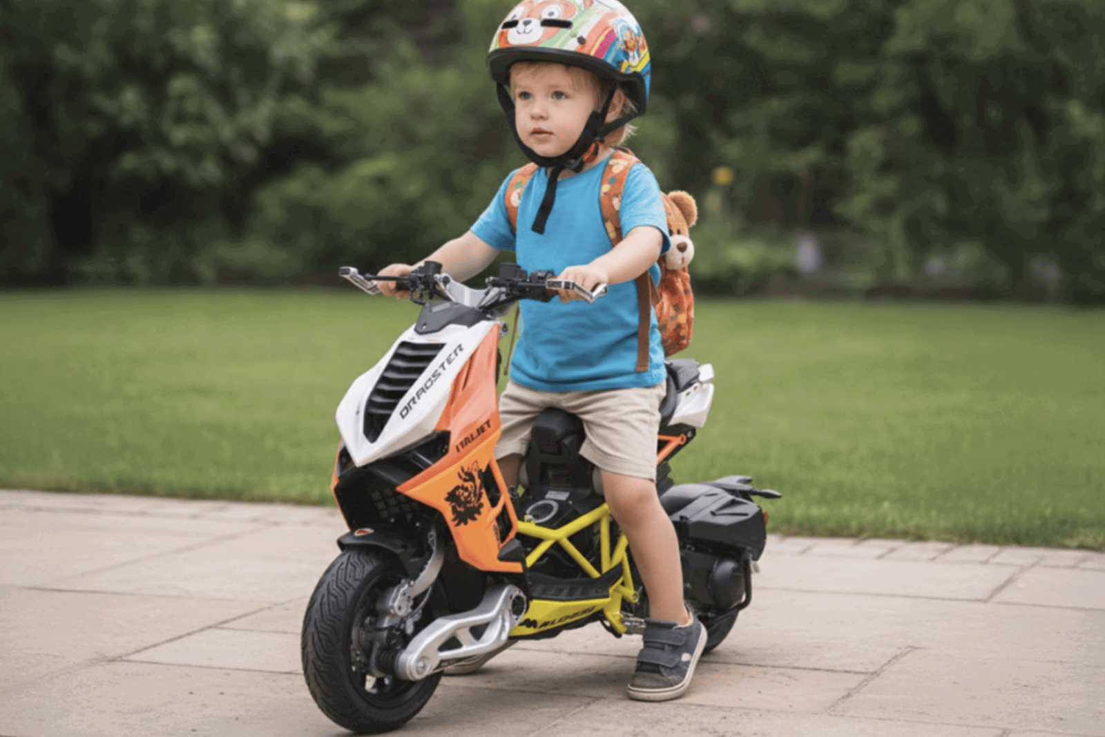 Kids Italjet Dragster scooter. Photo credit - Italjet Thailand