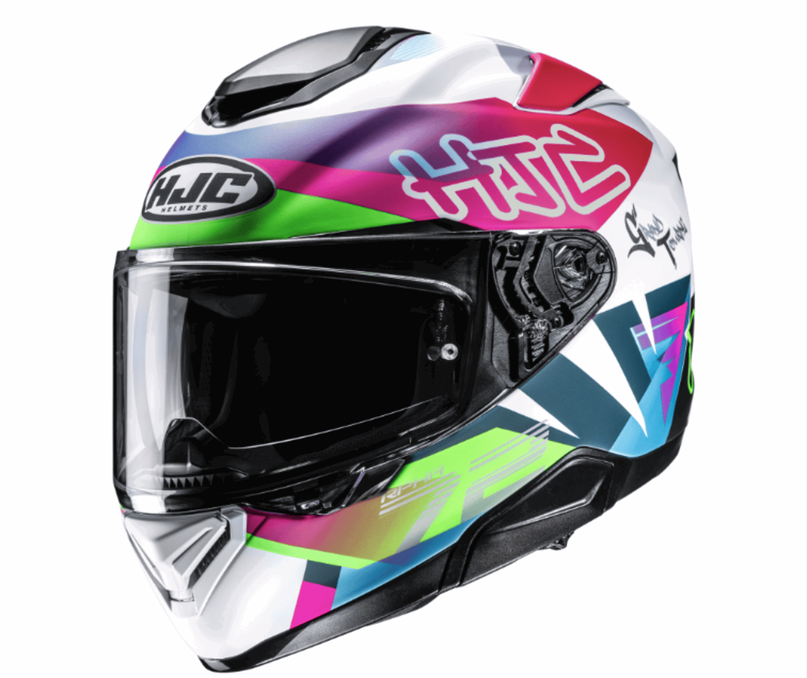 Pink/Green HJC Goldy RPHA 72 variant