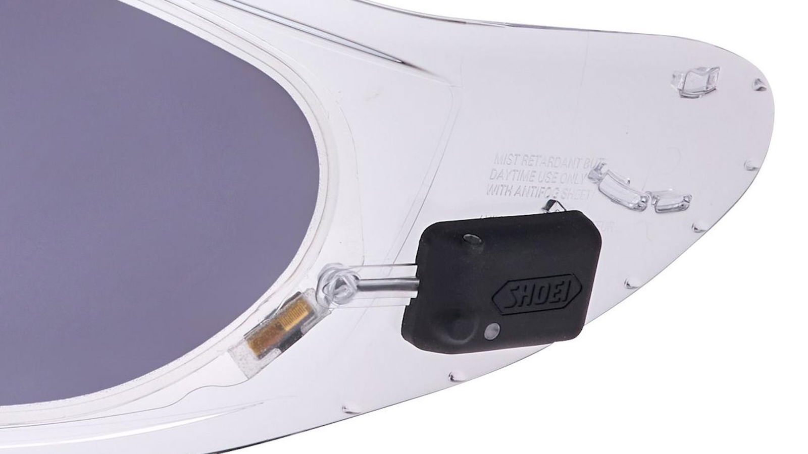 The Shoei e:Drylens system