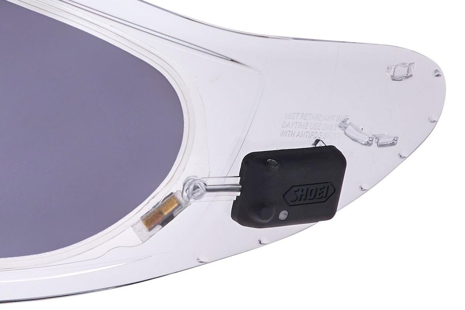 The Shoei e:Drylens system