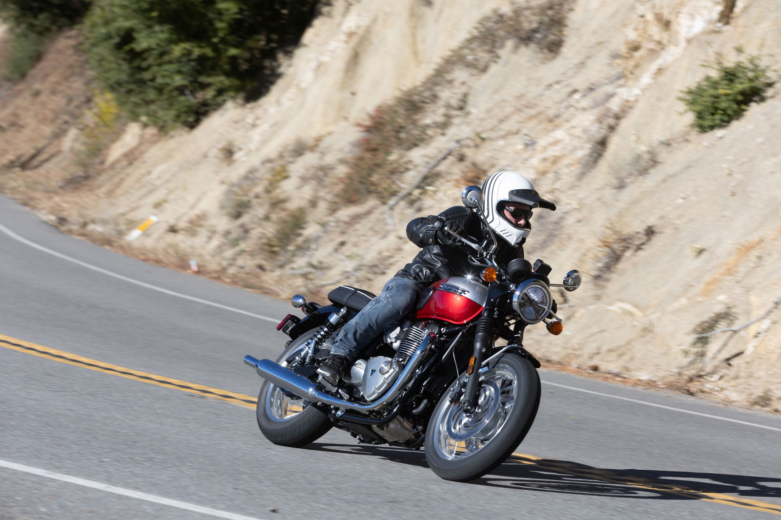 The 2026 Triumph Bonneville T120 - riding