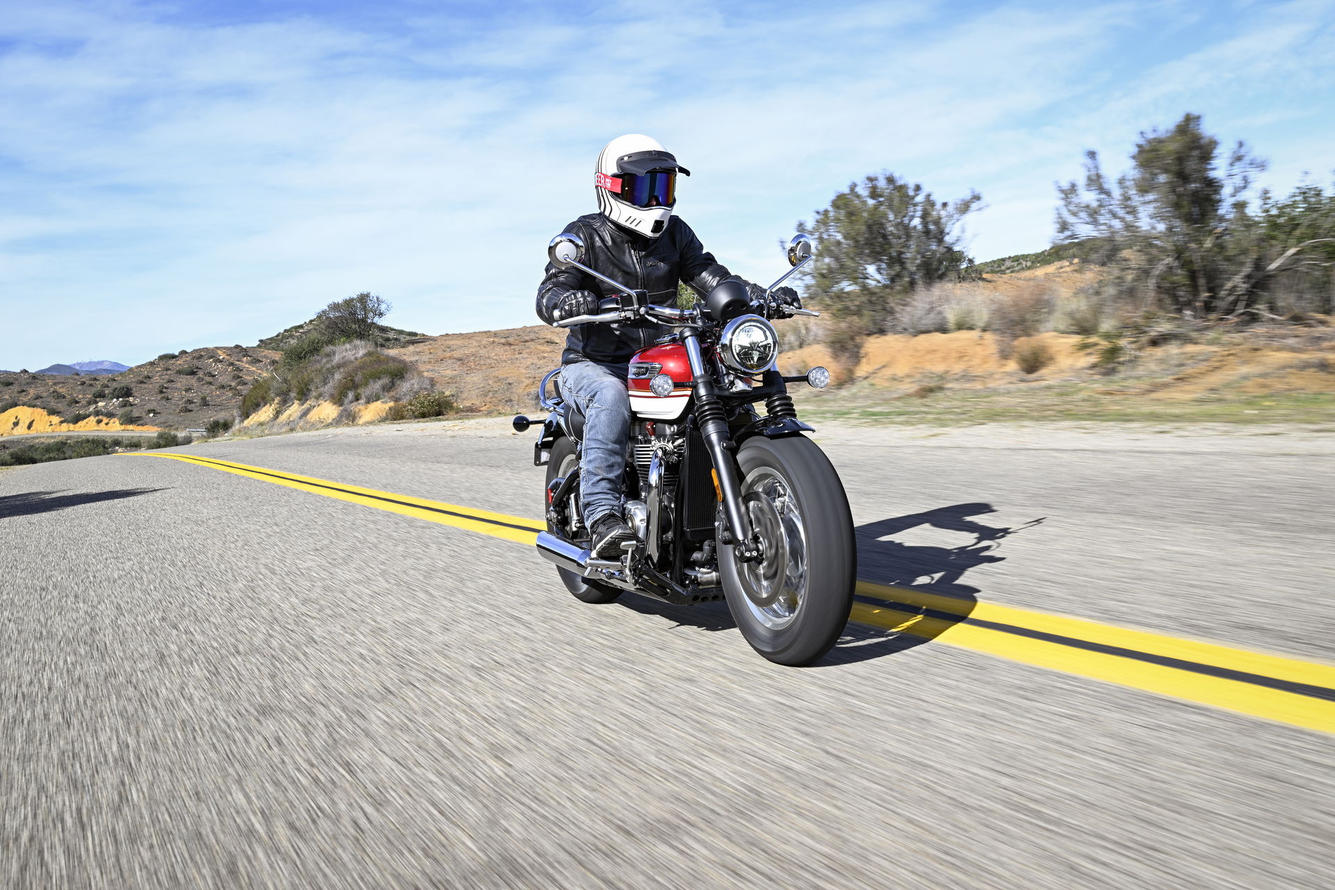 2026 Triumph Speedmaster - riding