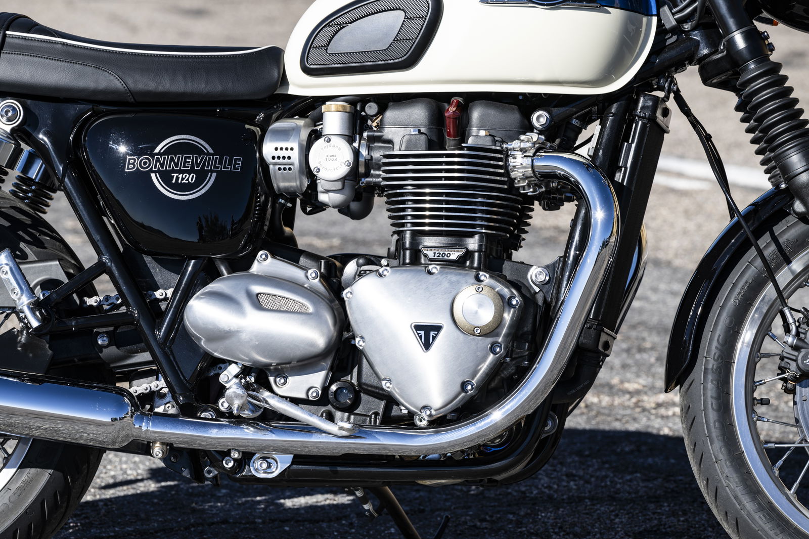 The 2026 Triumph Bonneville T120 - detail