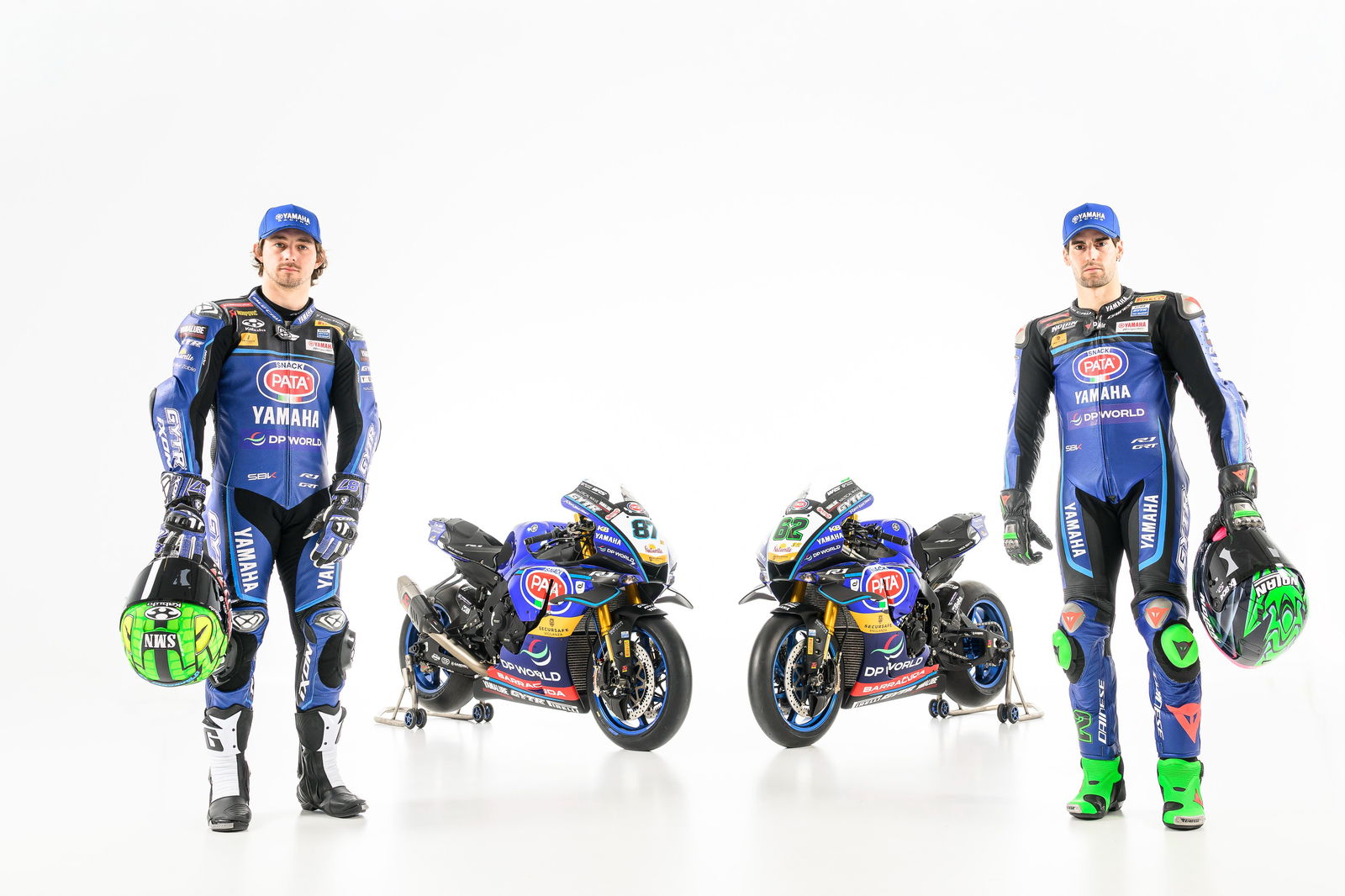 Remy Gardner and Stefano Manzi with 2026 GRT Yamaha. Credit: Yamaha.