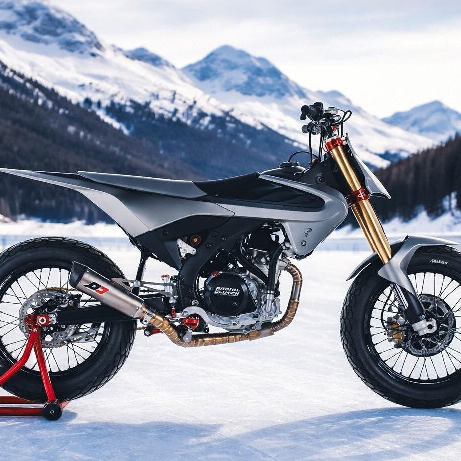 Picasso Engineering's OMT 450c motorcycle 