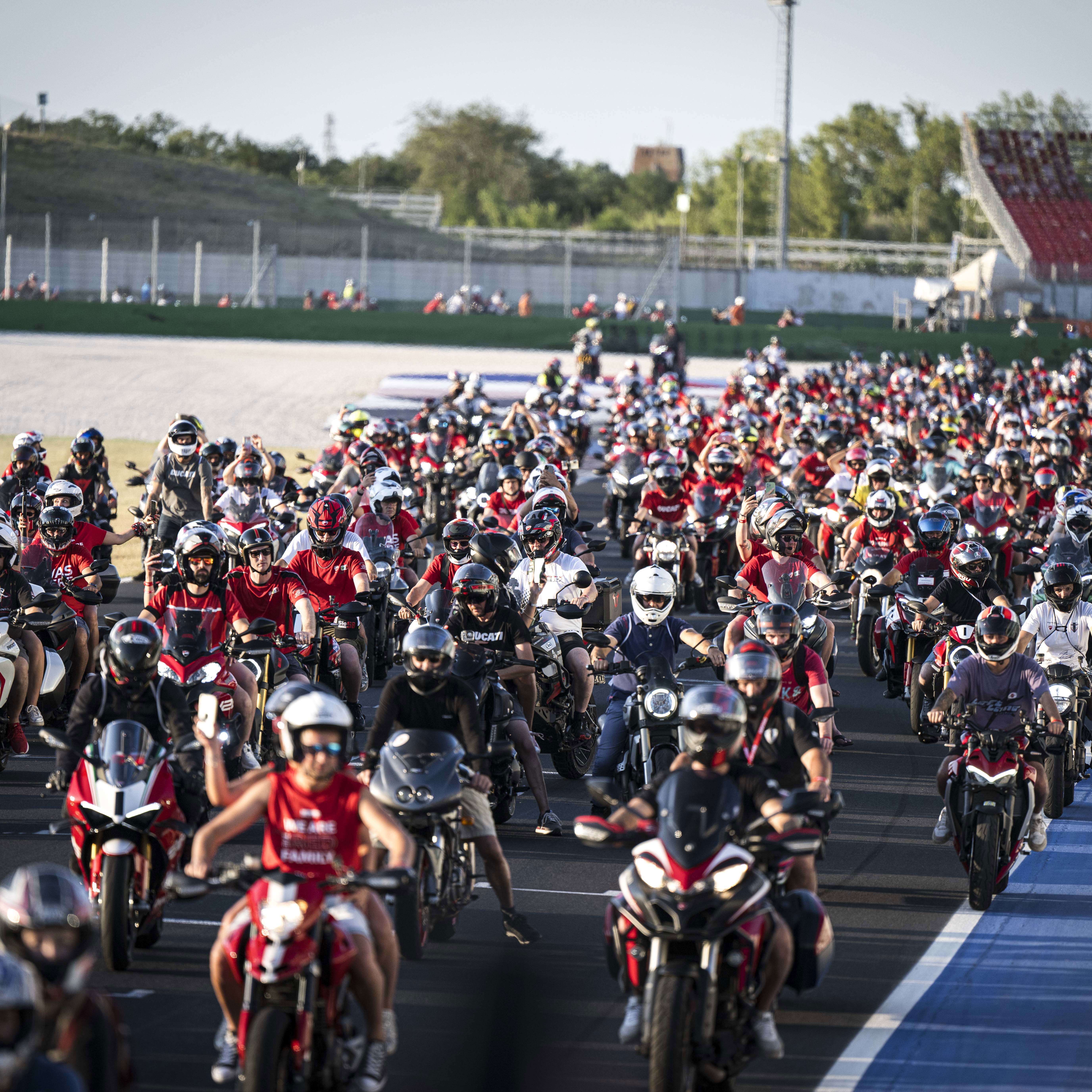 Ducati parade at World Ducati Week in Misano
