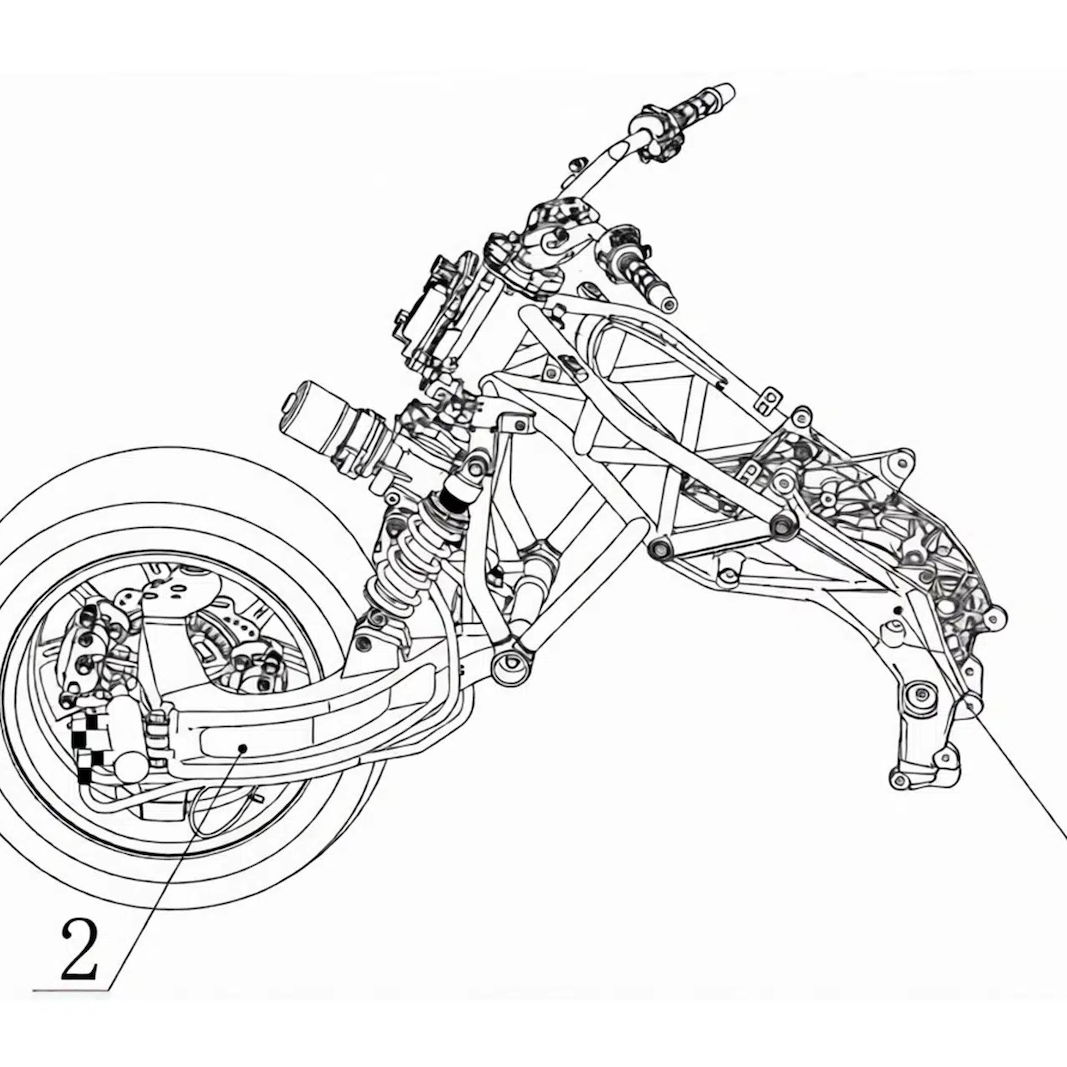 Zongshen paten powered hub-centre steering patent