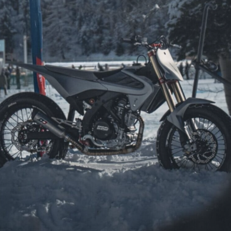 Picasso Engineering's OMT 450c flat track motorcycle