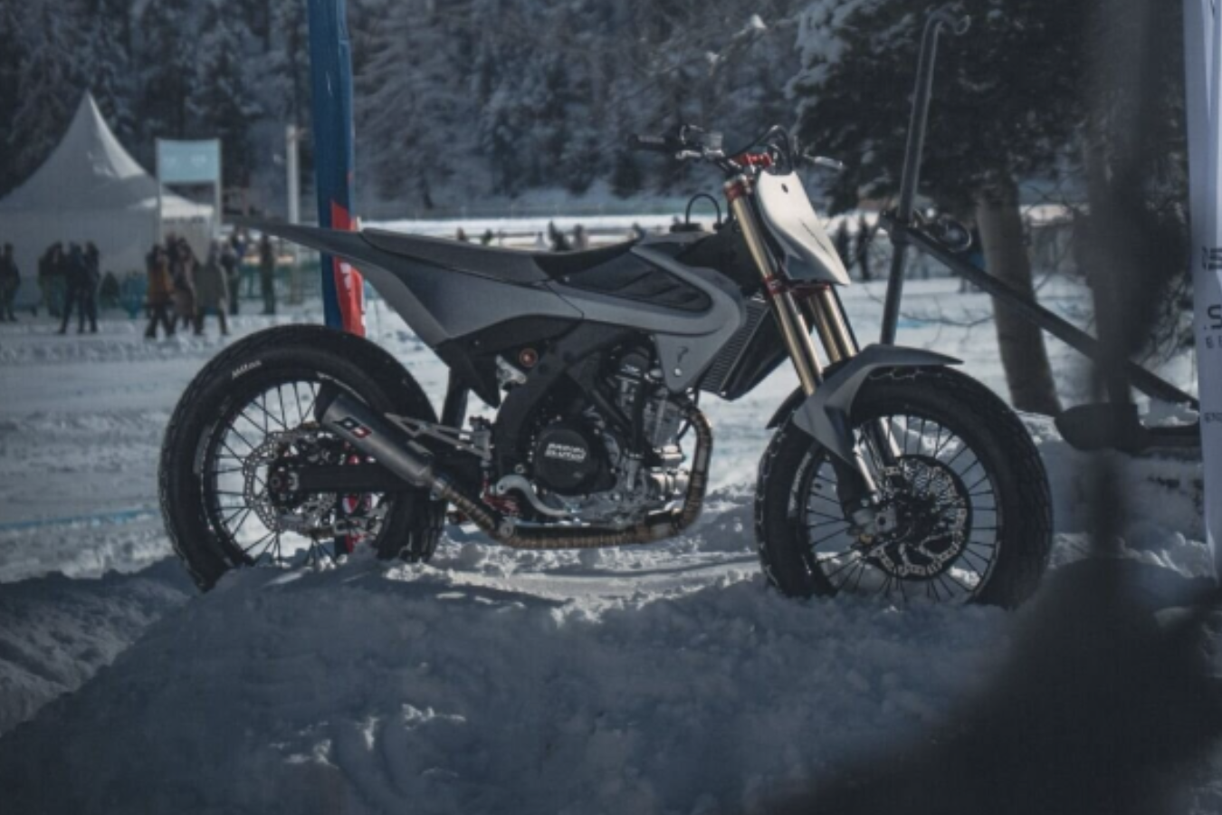 Picasso Engineering's OMT 450c flat track motorcycle