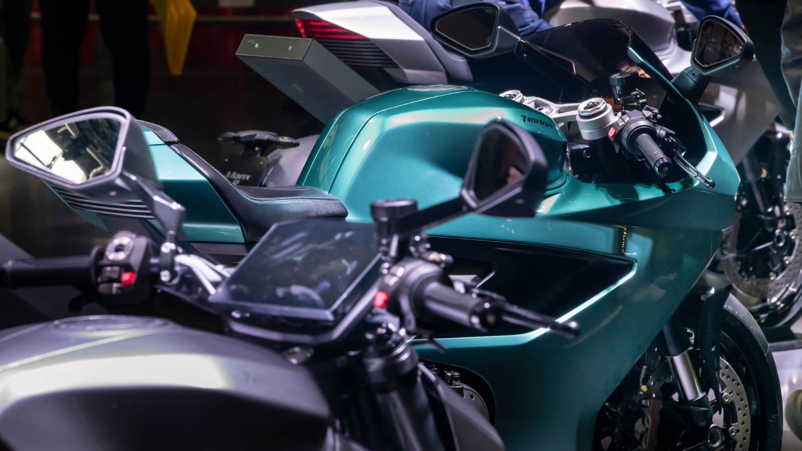 A Norton motorcycle at Intermot. Photo credit Koelnmesse/Intermot