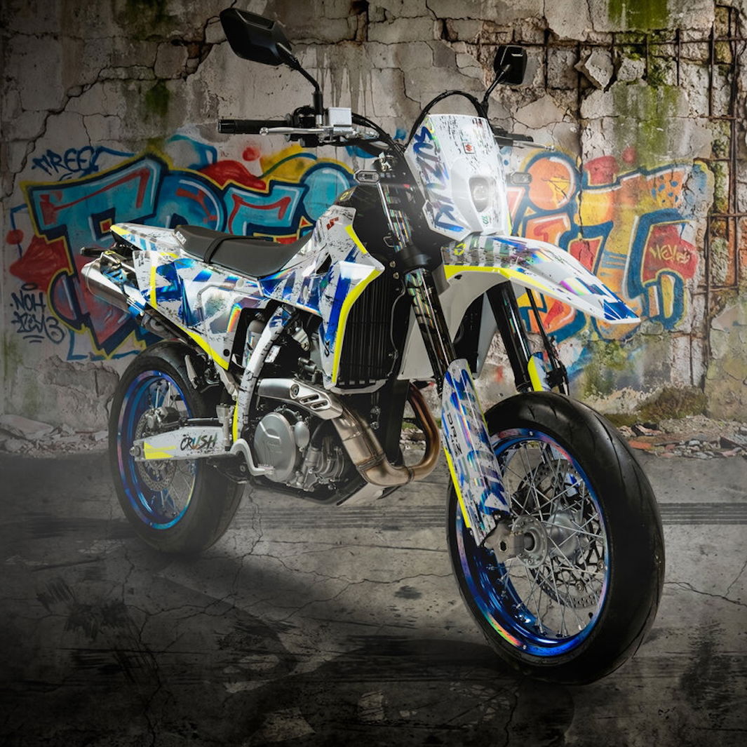 The Suzuki DR-Z4 SM Crush special edition