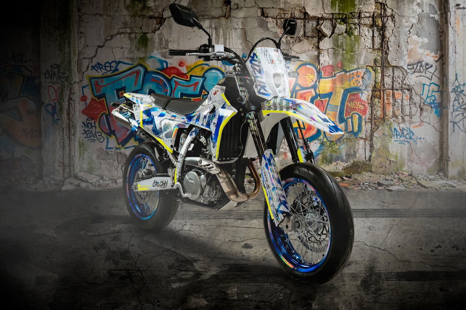 The Suzuki DR-Z4 SM Crush special edition