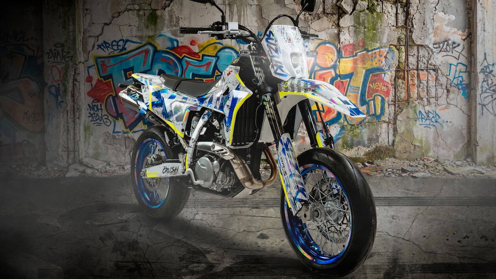 The Suzuki DR-Z4 SM Crush special edition