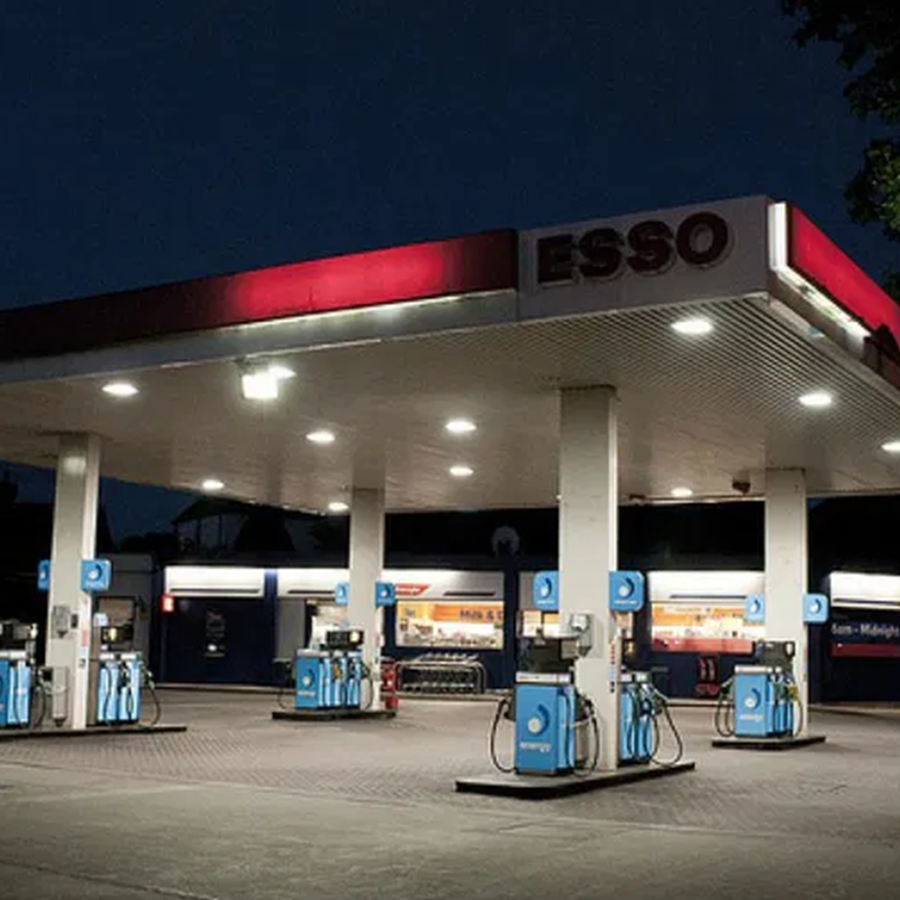 Esso Petrol station.